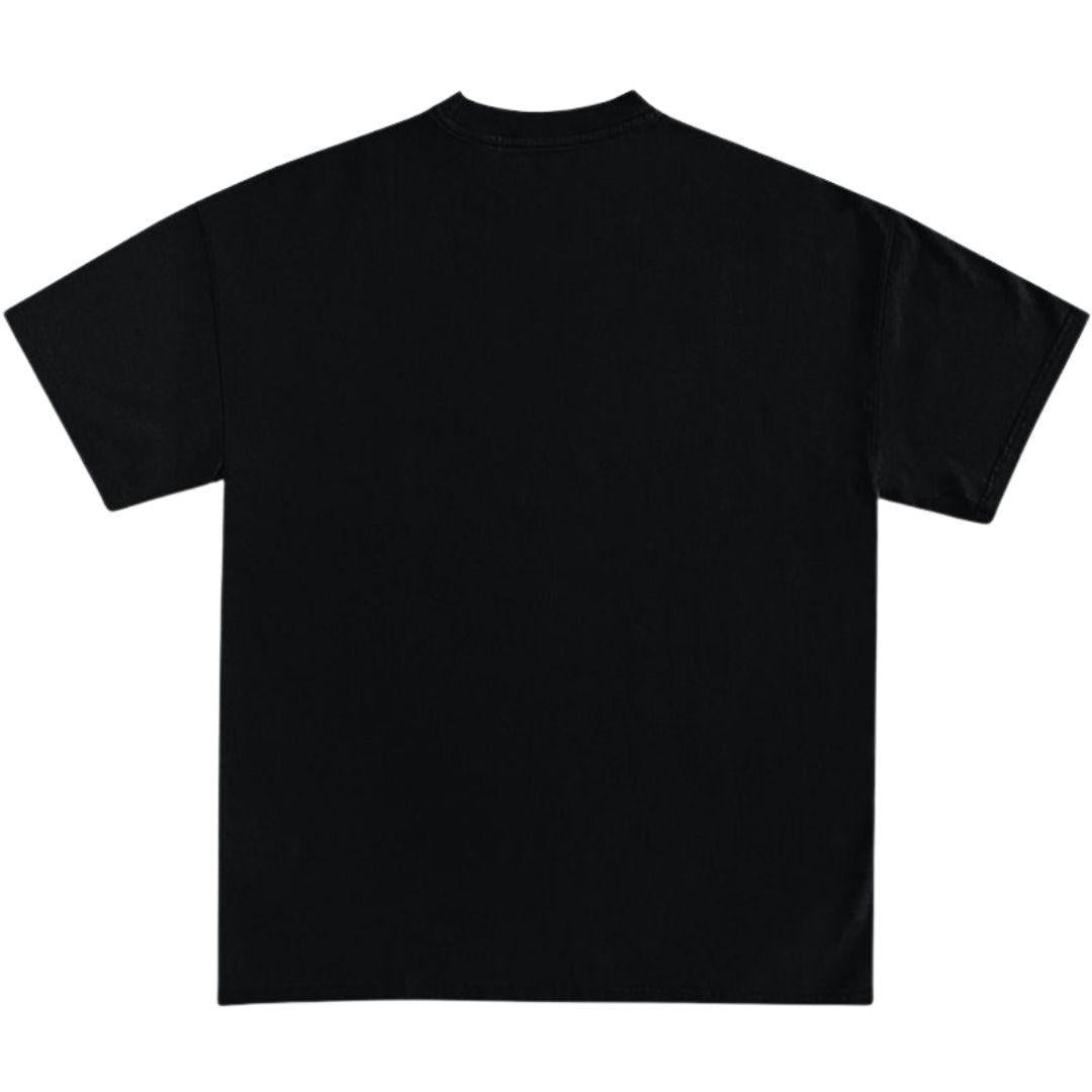 BAPE ABC CAMO COLLEGE T-SHIRT BLACK/BLUE SS25