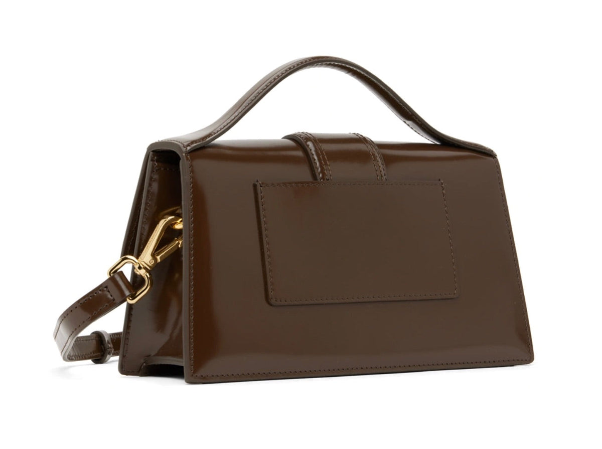 JACQUEMUS LE GRAND BAMBINO BAG BROWN