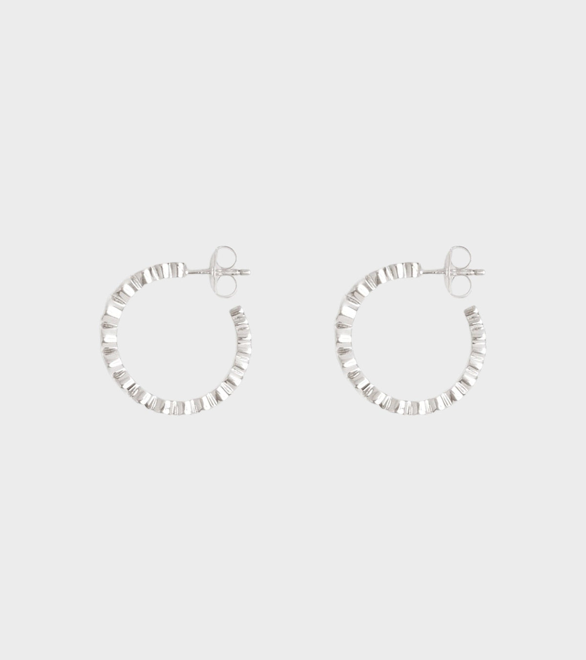 Ottilia Hoops Silver