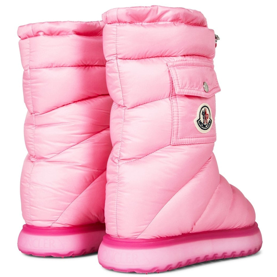 Moncler Gaia Pink Snow Boots