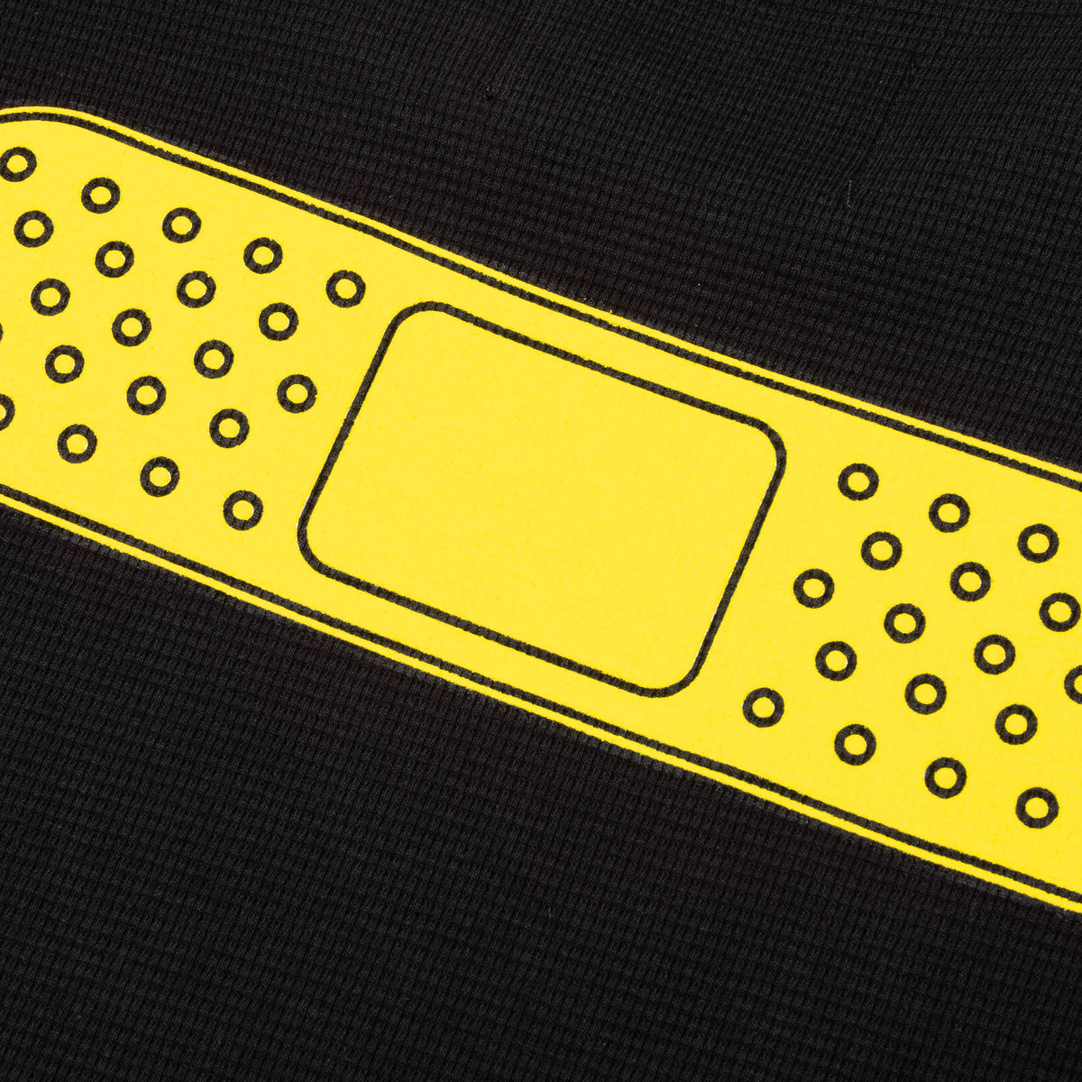 39 Waffle Tee - Black/Yellow