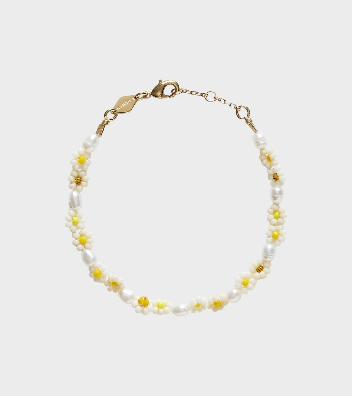 Daisy Flower Bracelet Gold