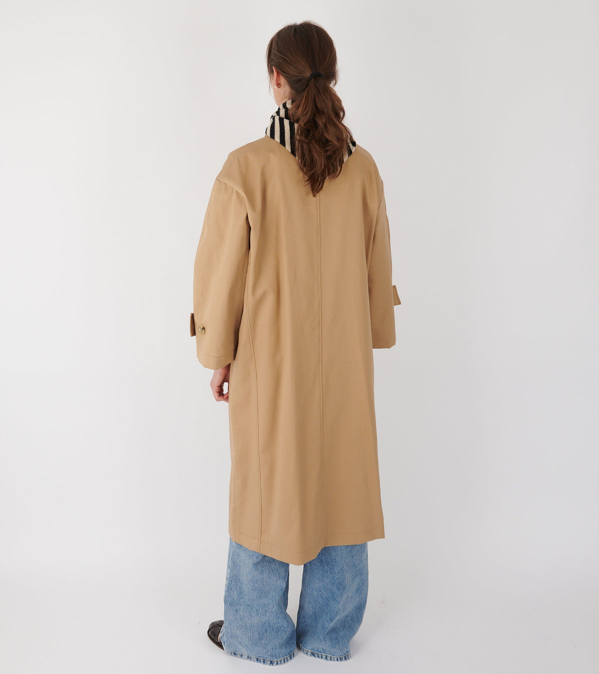 Water Resistant Coat Beige