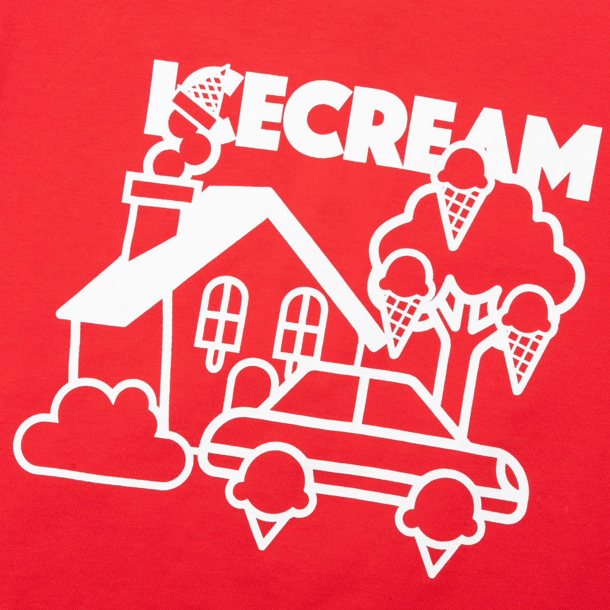 Kids Home S/S Tee - Racing Red