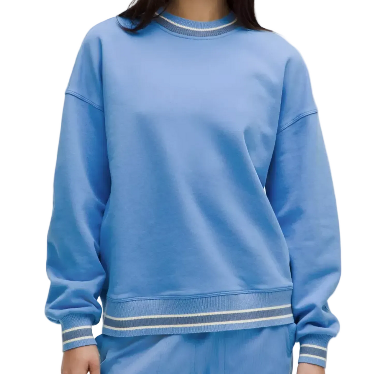 Womens Lululemon Oversized Ringer Crewneck