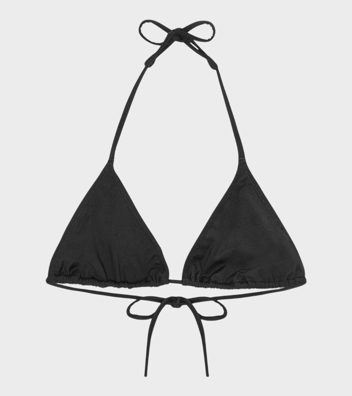 Triangle Bikini Top Black