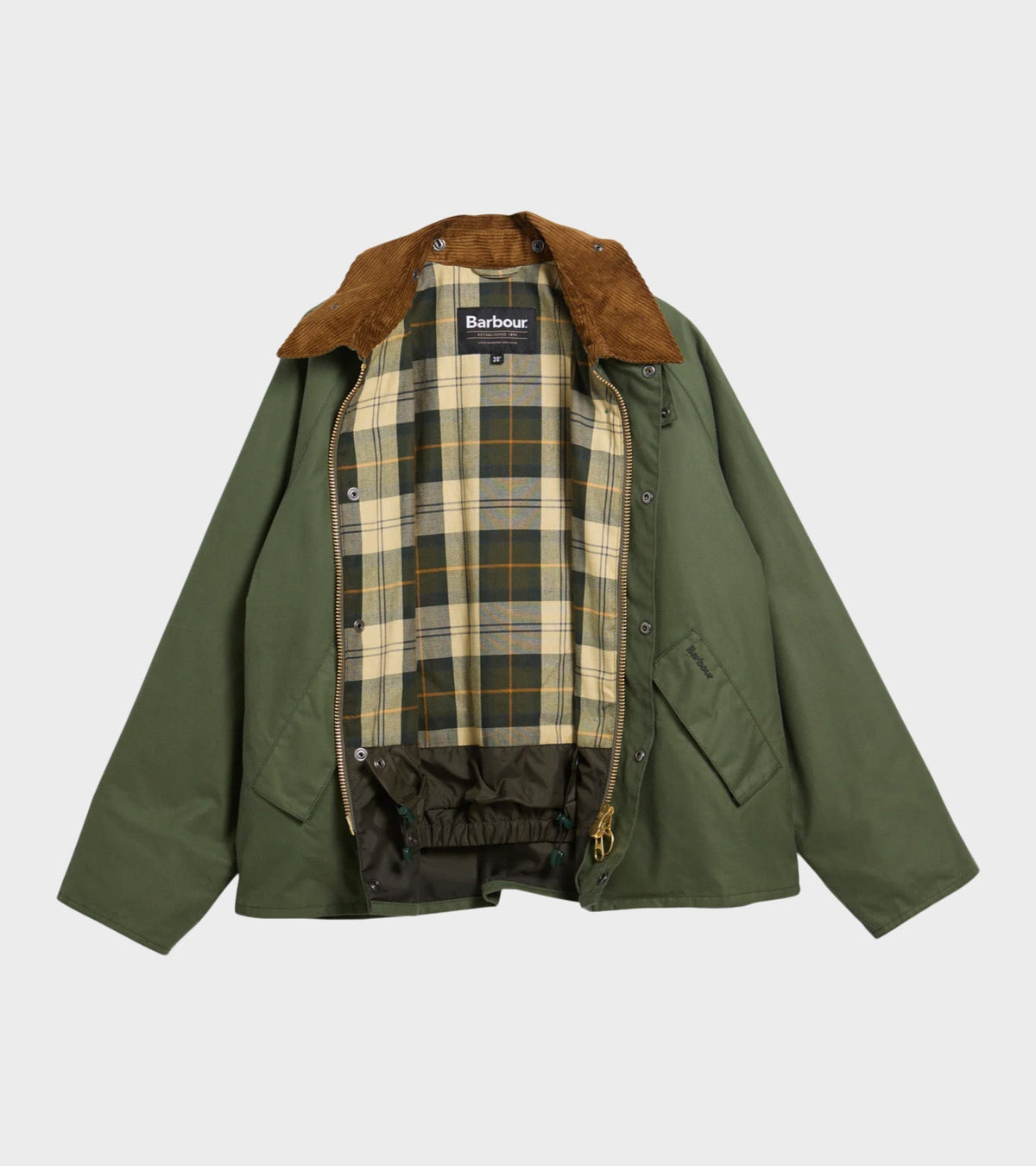 Transport Waxed Jacket Light Moss