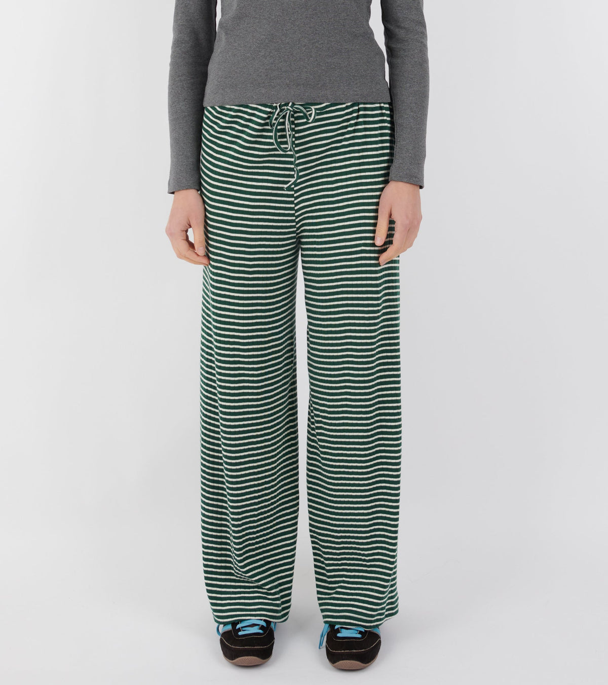 Nova Pants Bottle Green/Ecru