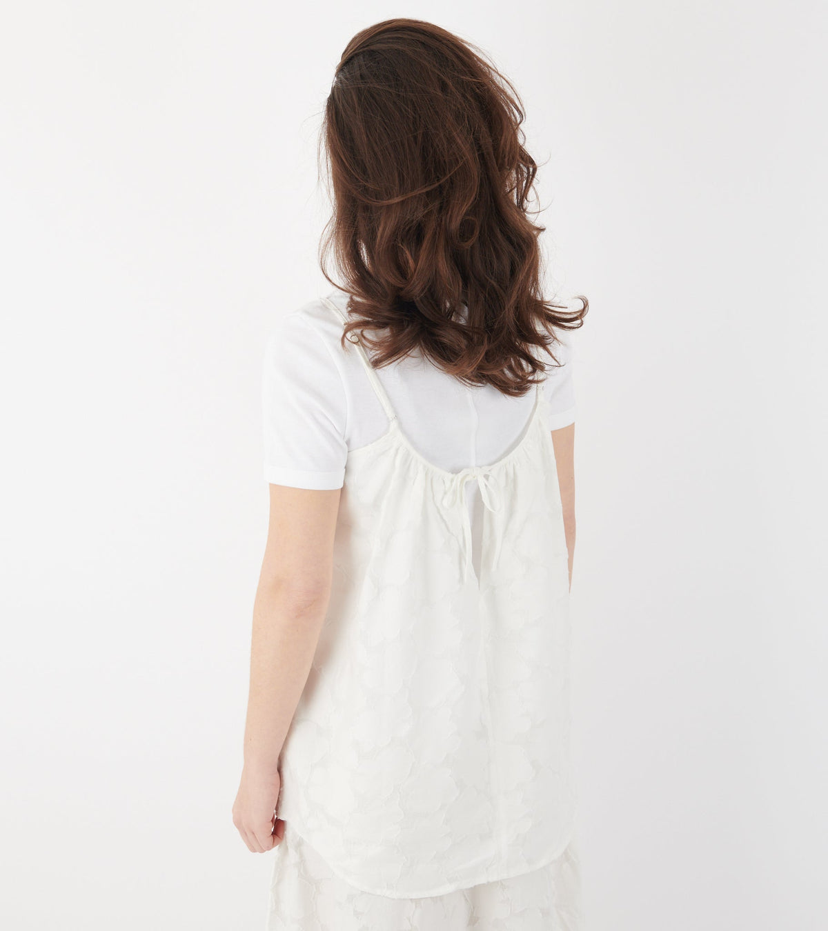 Strap Top Laceflower White