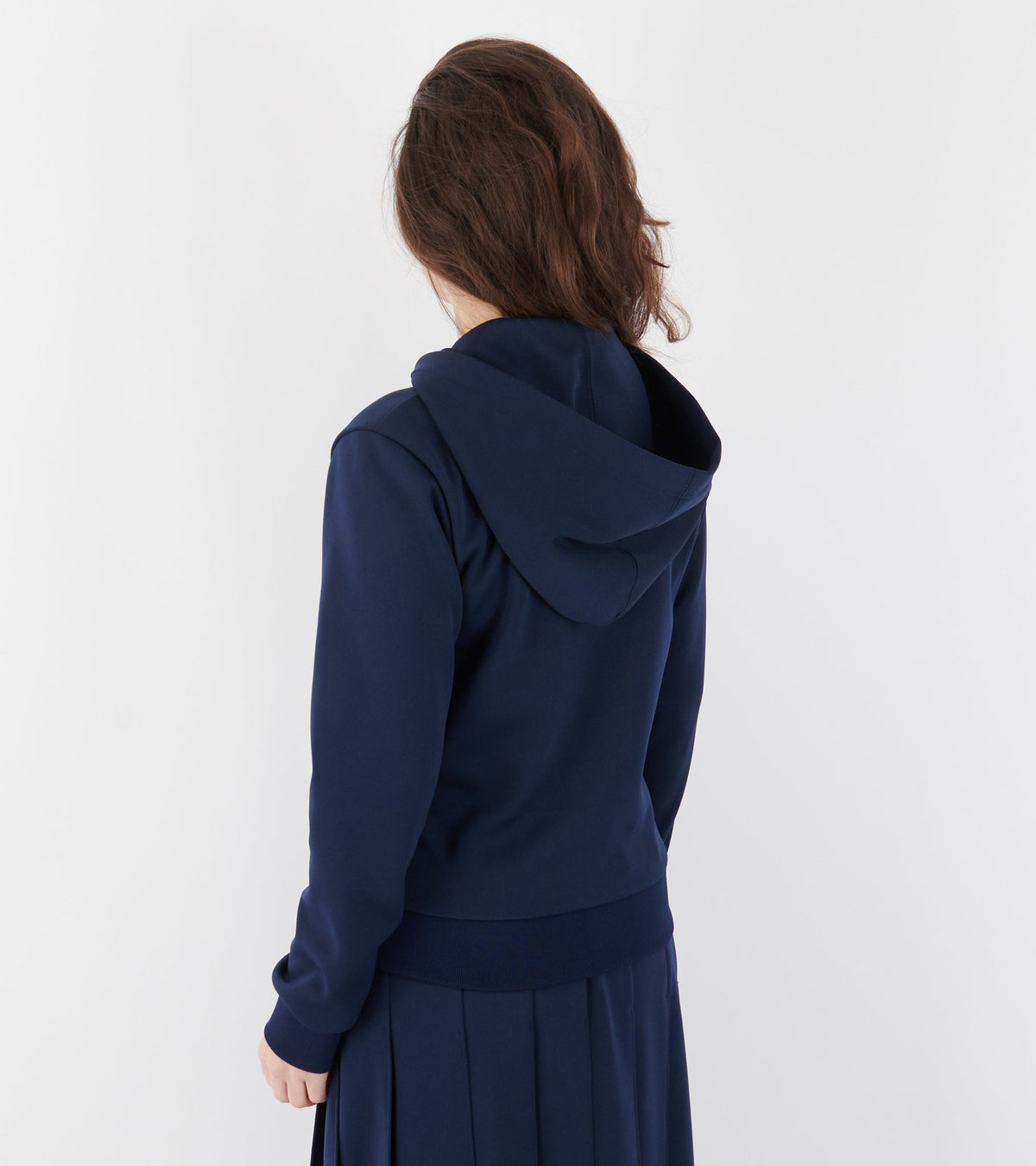 Flower Hoodie Dark Blue