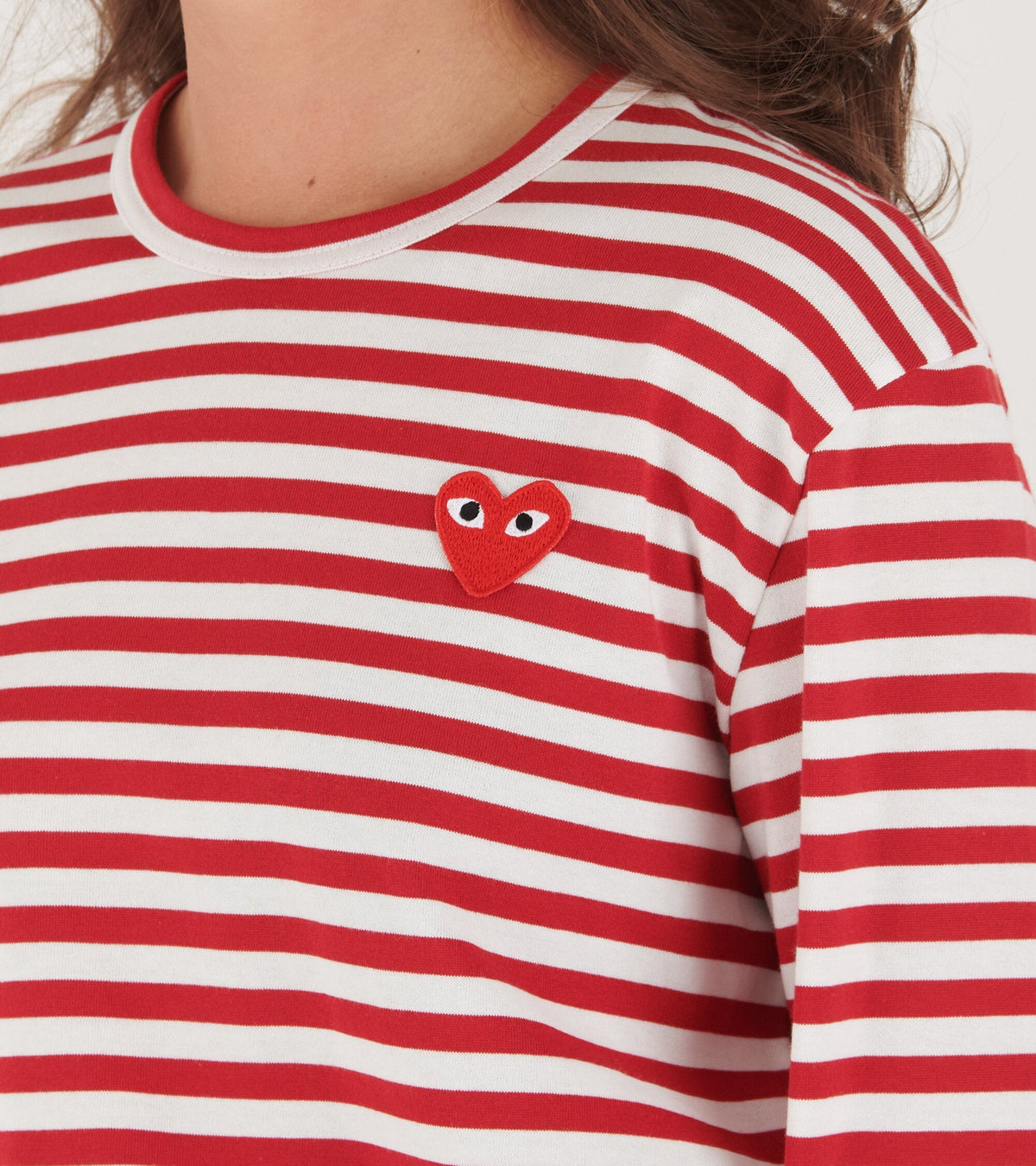 U Striped LS T-shirt Red