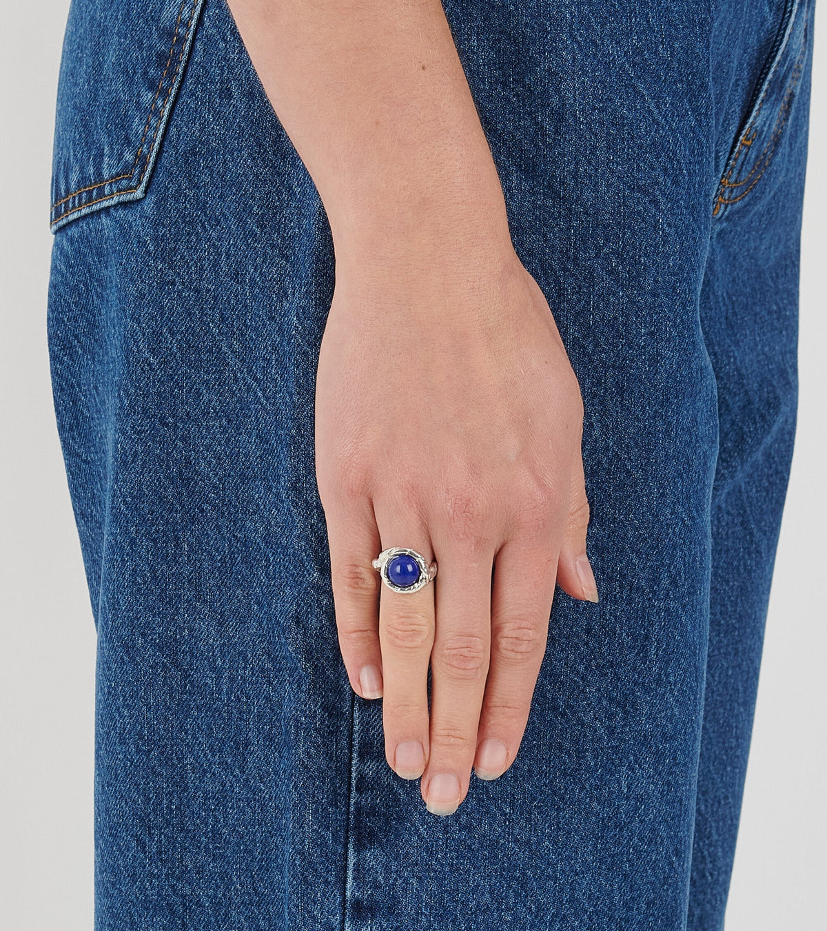 Lago Lapis Ring Silver