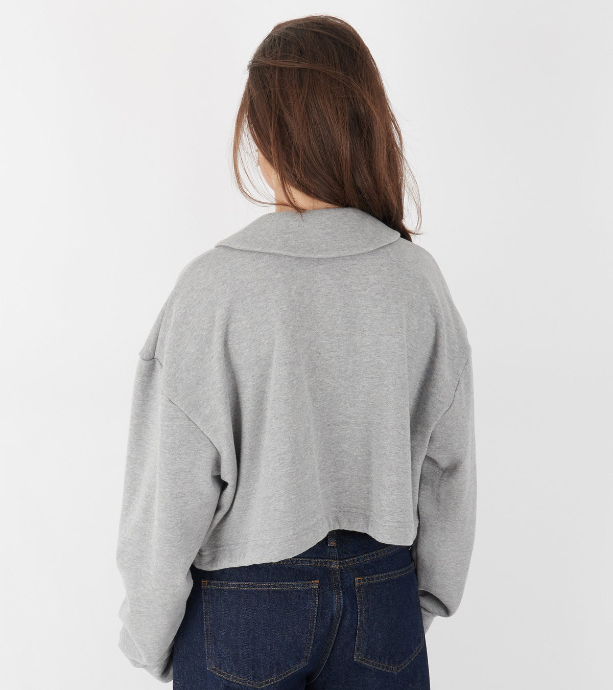 Cropped Sweat Grey