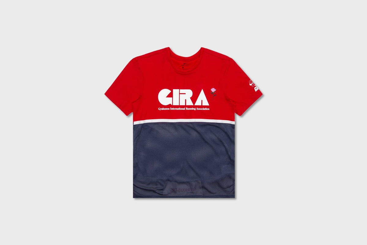Nike x Undercover Gyakusou Shirt - Sport Red/Thunder Blue/Sail