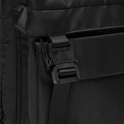 1017 9SM Double Front Pocket Backpack - Black
