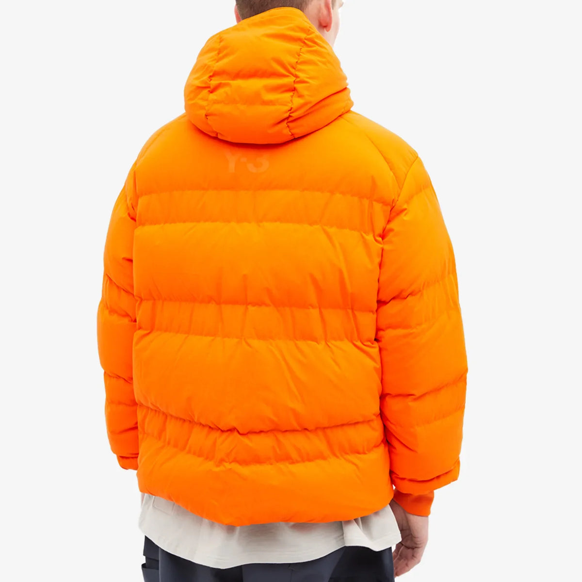 Y-3 Orange Down Jacket