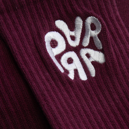 1976 Logo Crew Socks - Purple