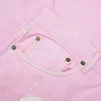 1981 U Pink Trafalgar Loose Fit Jeans - Pink