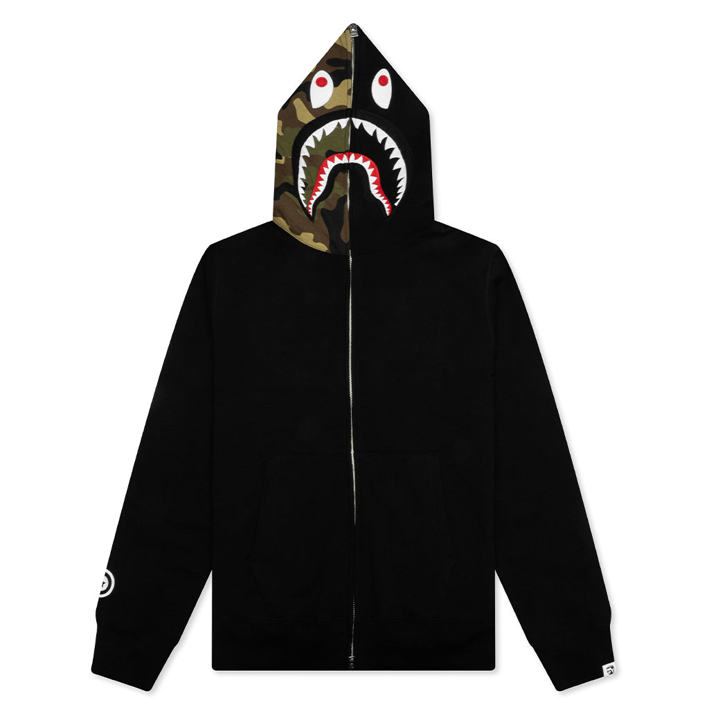 1st Shark Full Zip Hoodie - Black