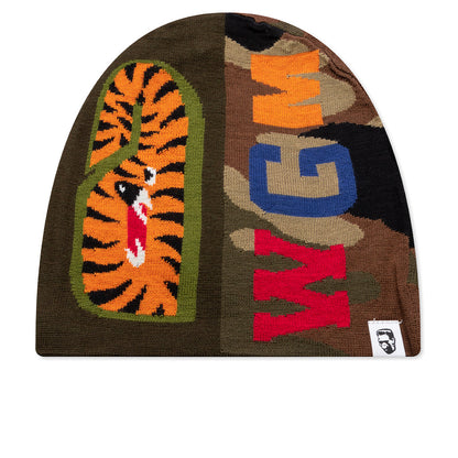 1st Shark Knit Cap - Red
