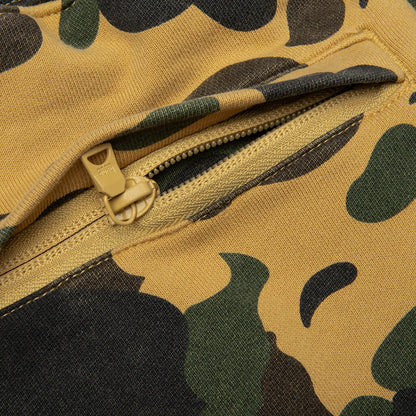 1st Camo One Point Relaxed Fit Sweat Pants - Yellow