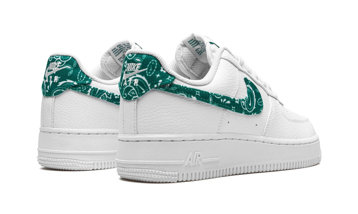 NIKE AIR FORCE 1 WHITE GREEN PAISLEY (W)