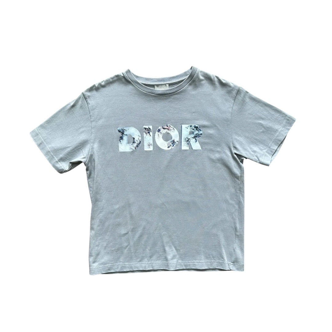 DIOR DANIEL ARSHMA LOGO T-SHIRT BABY BLUE