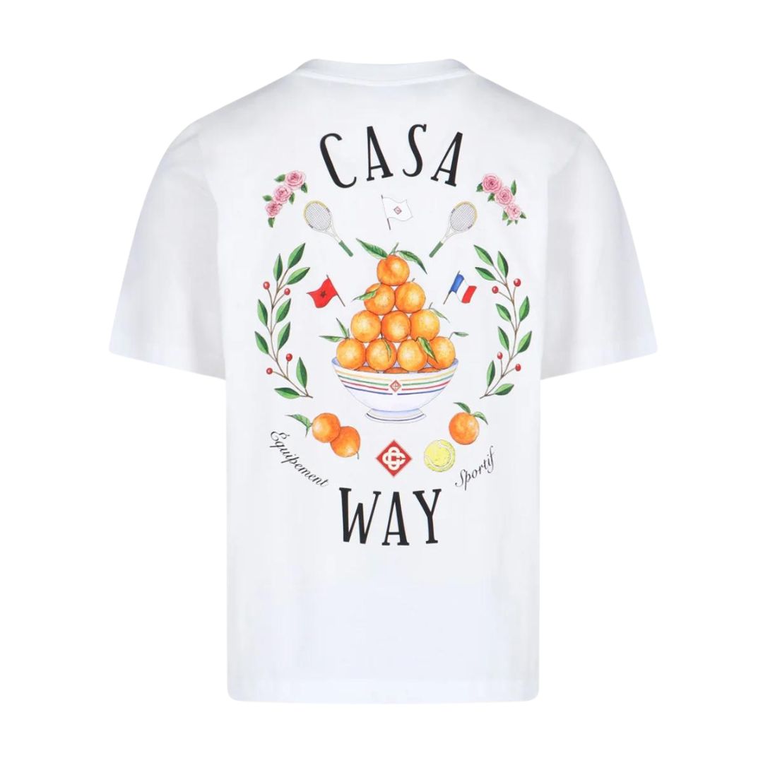 CASABLANCA CASA WAY T-SHIRT WHITE
