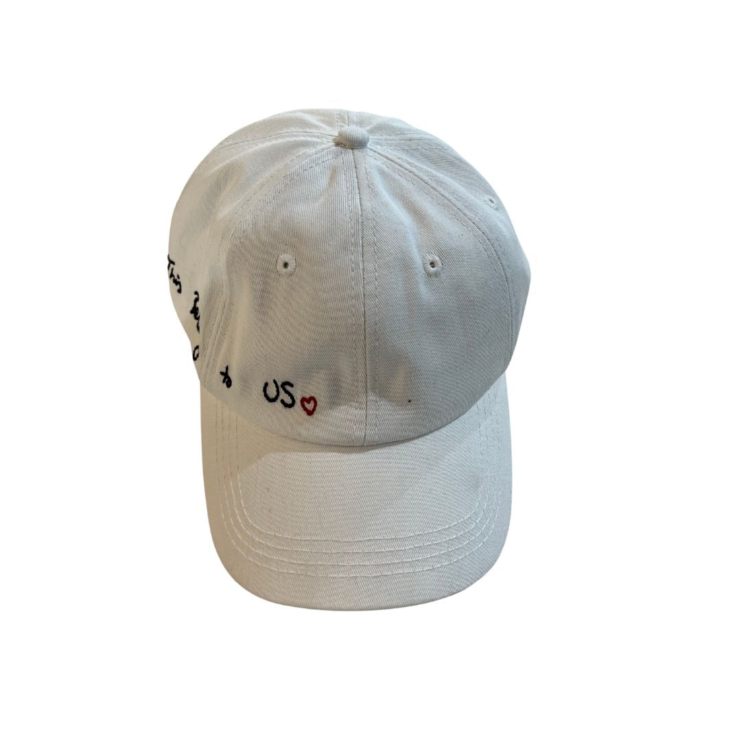 MCQ THIS BELONGS TO US HAT WHITE
