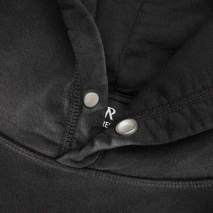 24 Hour Service Hoodie - Stained Black