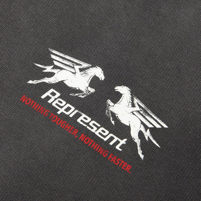 24 Hour Service Hoodie - Stained Black