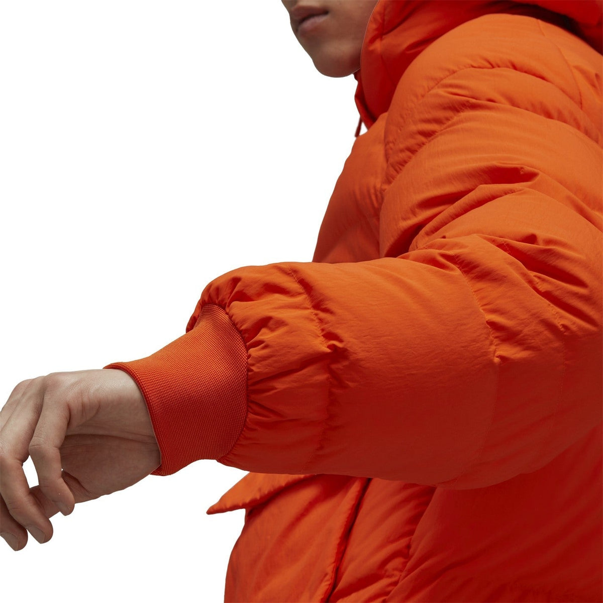 Y-3 Orange Down Jacket