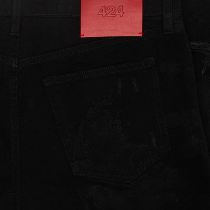 4 Pocket Denim Pant - Black