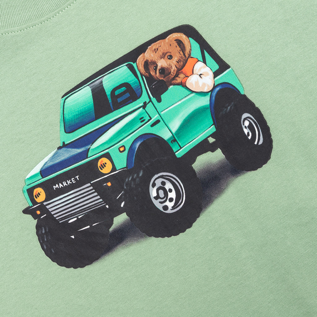 4X4 Bear T-Shirt - Basil