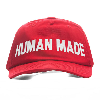 5 Panel Twill Cap - Red