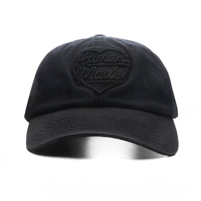 6 Panel Twill Cap #21 - Black