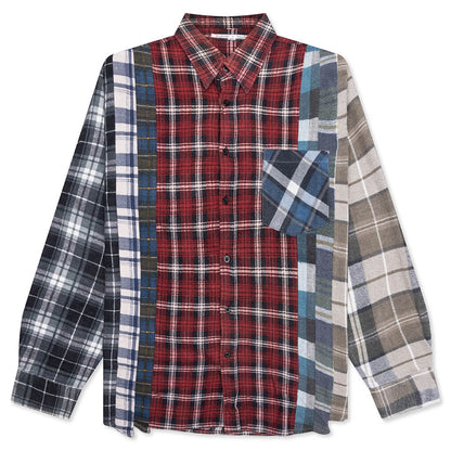 7 Cuts Flannel Shirt - Assorted