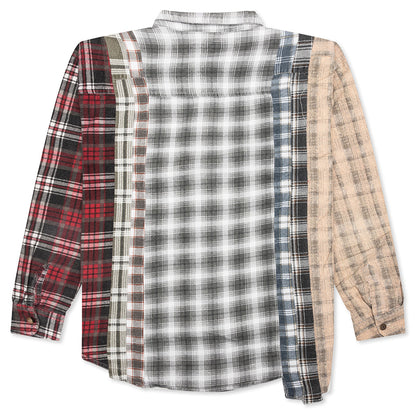 7 Cuts Flannel Shirt - Assorted
