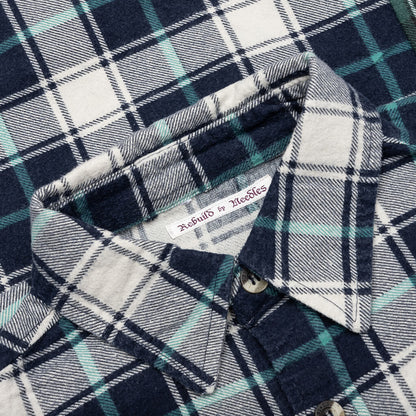 7 Cuts Wide Flannel Shirt - Assorted