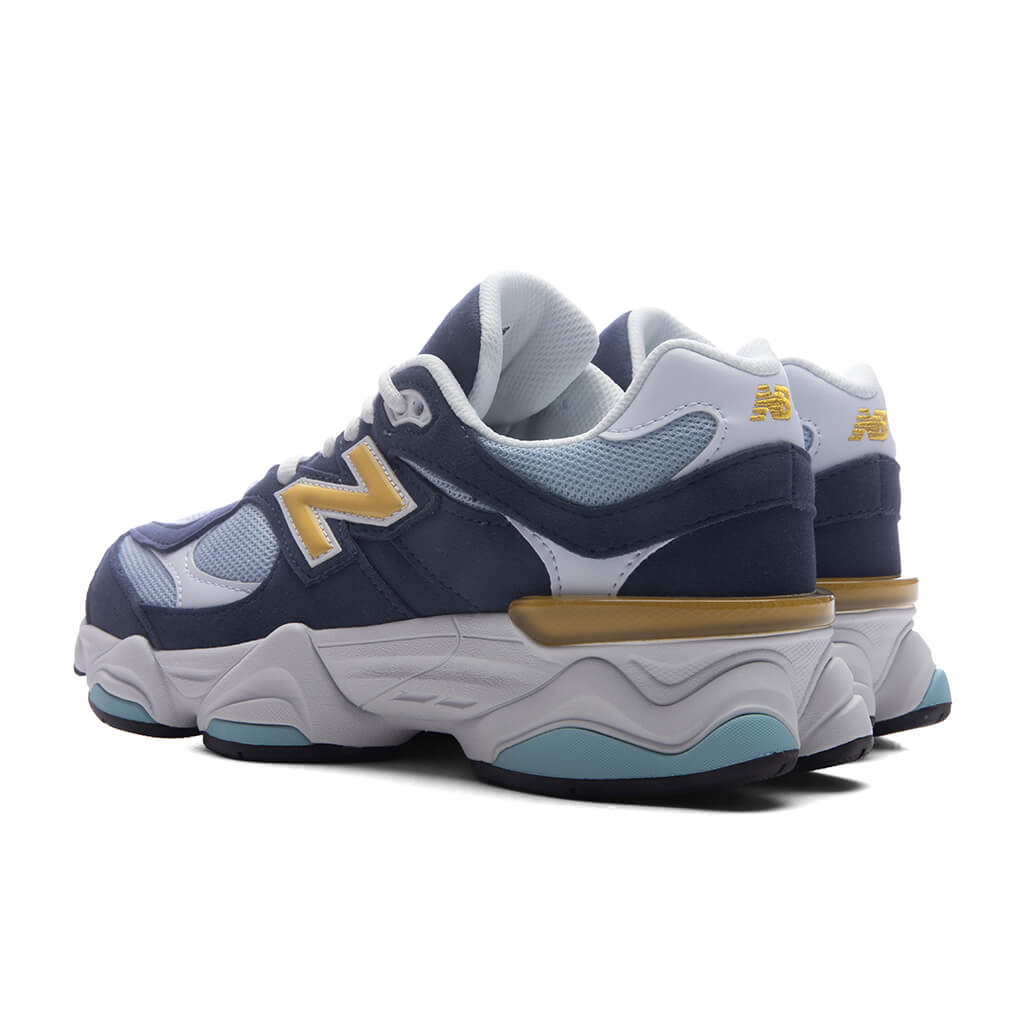 9060 Lace (GS) - Vintage Indigo/Apollo Gold