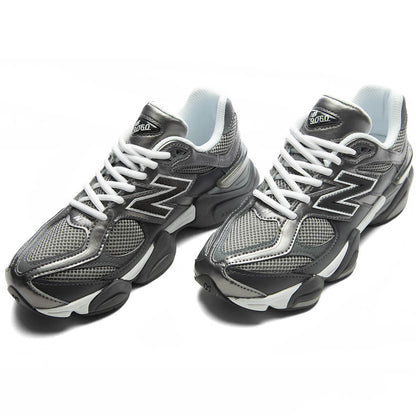 9060 Lace (GS) - Magnet/Faded Black