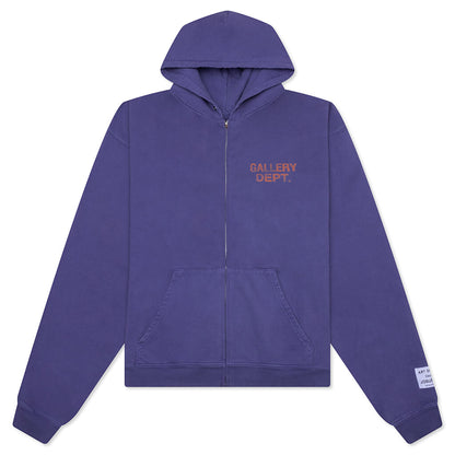 90's Full Zip - Washed Violet