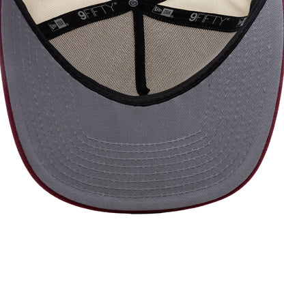 AZ Diamondbacks Upside Down Logo 9Fifty A-Frame Snapback - Chrome/Red
