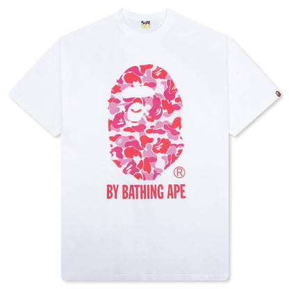 ABC Camo By Bathing Ape Tee - White/Pink