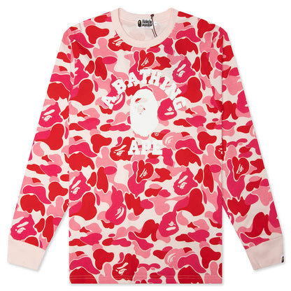 ABC Camo College L/S Tee - Pink