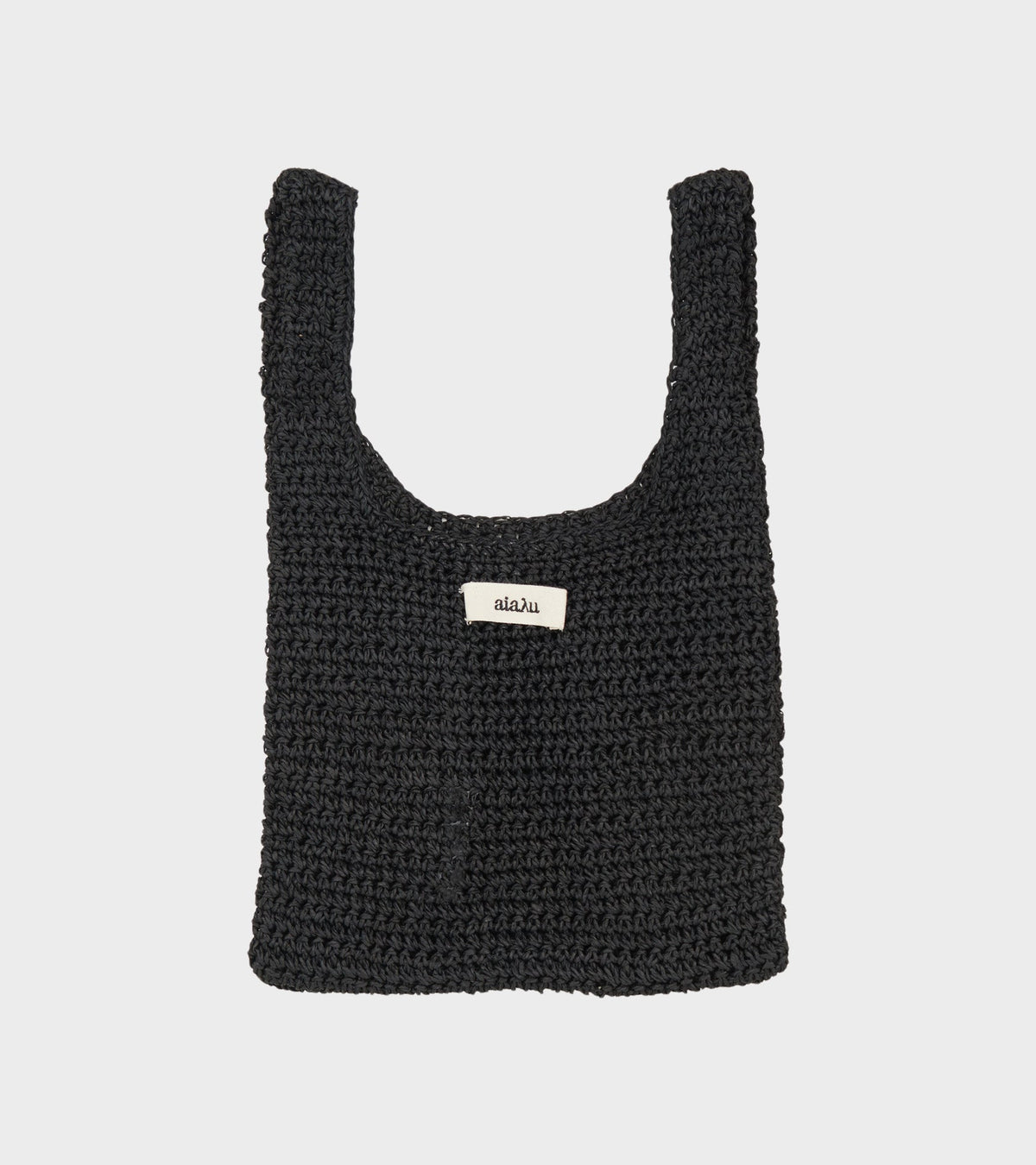 Sophia Straw Bag Small Black