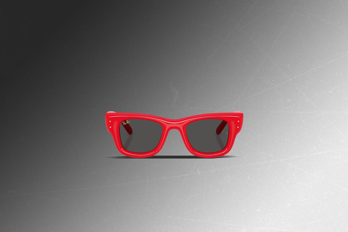 A$AP Rocky x Ray-Ban Wayfarer Puffer - Polished Red