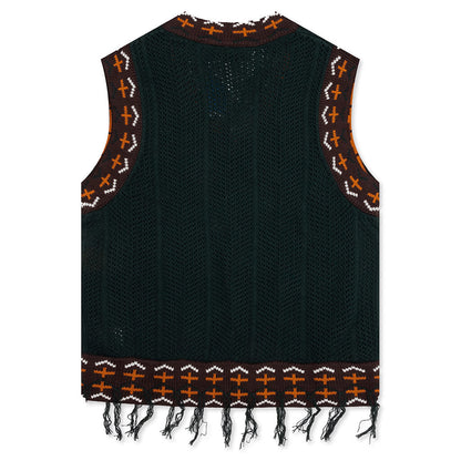 adidas Originals x CLOT Knit Vest by Edison Chen - Green Night