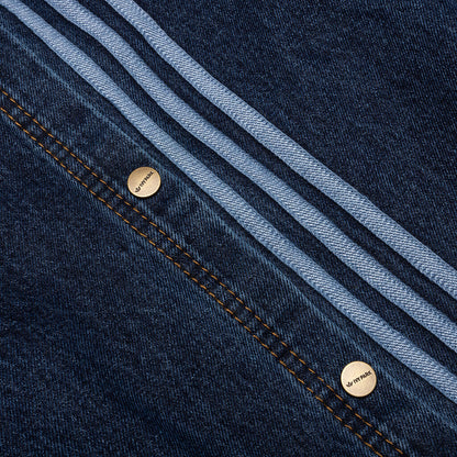 adidas Originals x Ivy Park Denim Snap Pants - Dark Denim