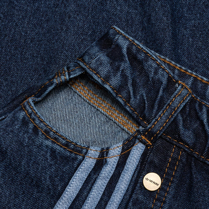 adidas Originals x Ivy Park Denim Snap Pants - Dark Denim